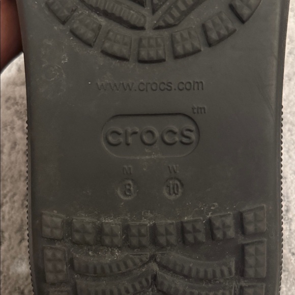 Crocs Furever Crush Black Women’s 10 Men’s 8 - Picture 6 of 6